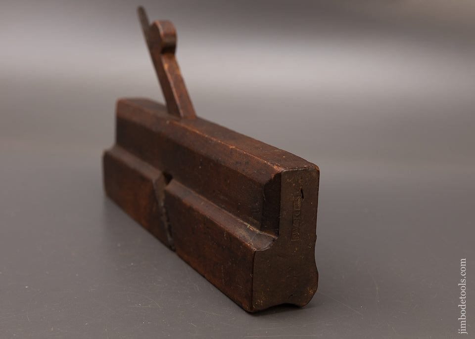 Rare & Fine S*DEAN 18th Century Yellow Birch 10 Inch Moulding Plane - EXCELSIOR 112032