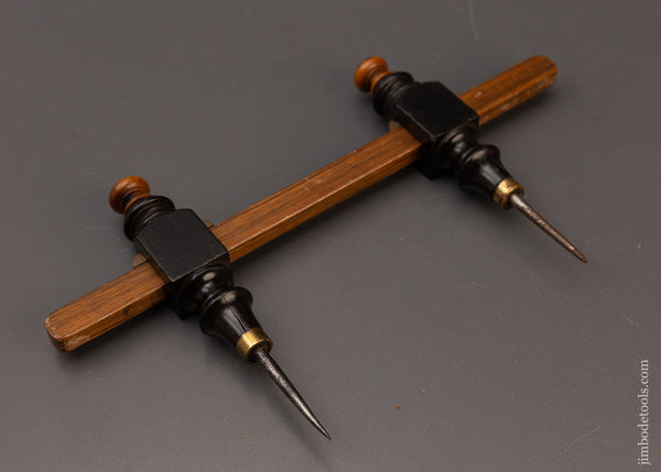 Gorgeous Ebony & Boxwood Trammel Points - EXCELSIOR 112063