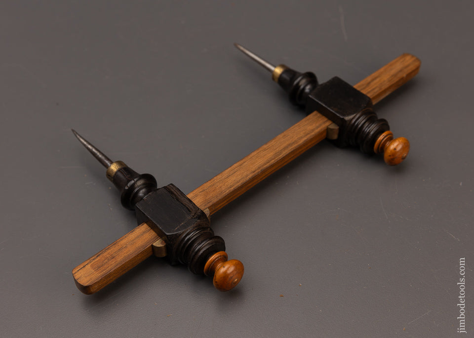 Gorgeous Ebony & Boxwood Trammel Points - EXCELSIOR 112063