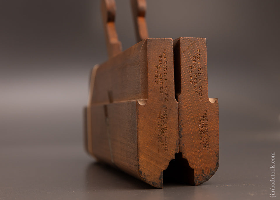 Mint Pair of Side Round Moulding Planes by VARVILL & SONS Ca. 1873-1904 - EXCELSIOR 112361