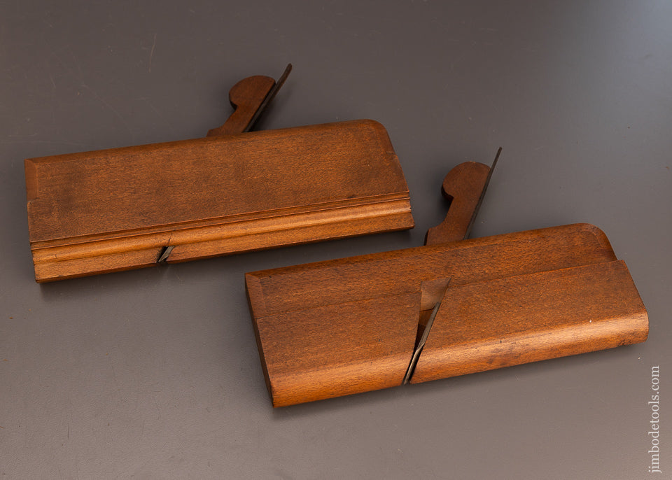 Mint Pair of Side Round Moulding Planes by VARVILL & SONS Ca. 1873-1904 - EXCELSIOR 112361