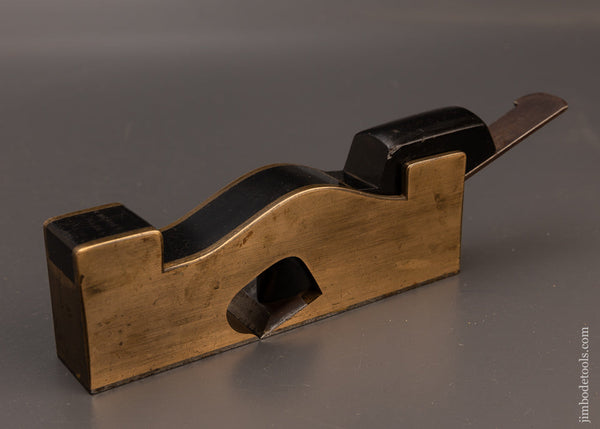 Stunning NORRIS No. 24E Ebony Infill Gunmetal Shoulder Plane - EXCELSIOR 112446