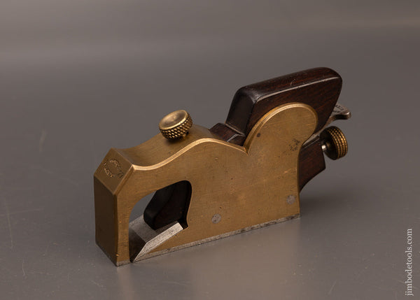 Crisp Like-New NORRIS A27 Rosewood Infill Bull Nose Shoulder Plane - EXCELSIOR 112490