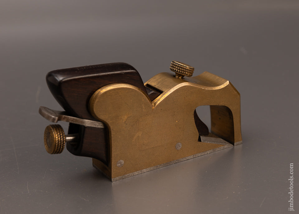 Crisp Like-New NORRIS A27 Rosewood Infill Bull Nose Shoulder Plane - EXCELSIOR 112490