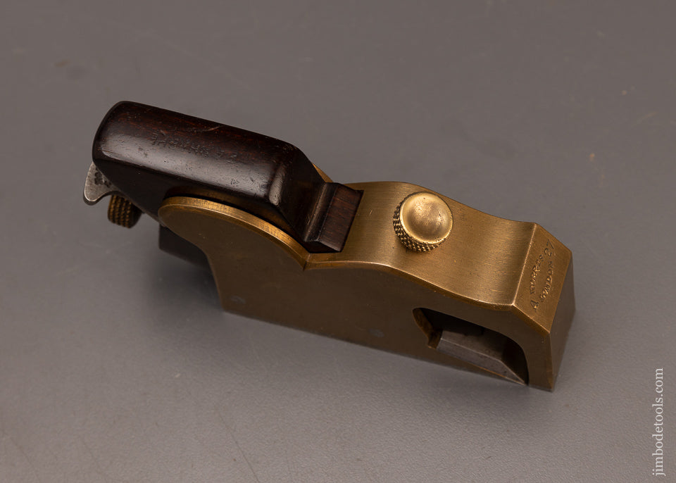 Crisp Like-New NORRIS A27 Rosewood Infill Bull Nose Shoulder Plane - EXCELSIOR 112490