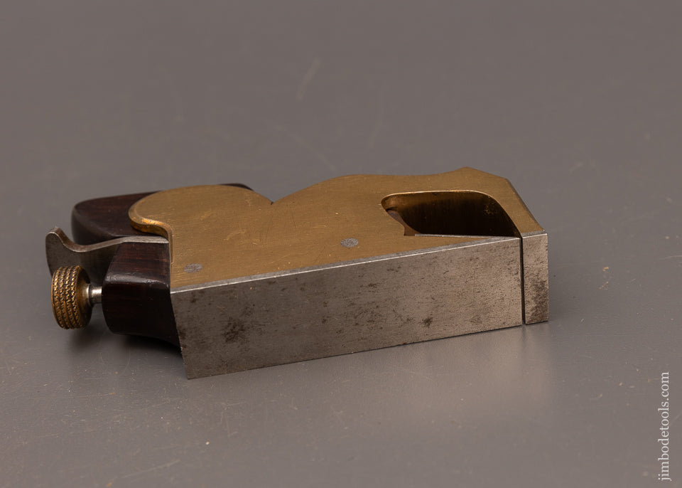 Crisp Like-New NORRIS A27 Rosewood Infill Bull Nose Shoulder Plane - EXCELSIOR 112490
