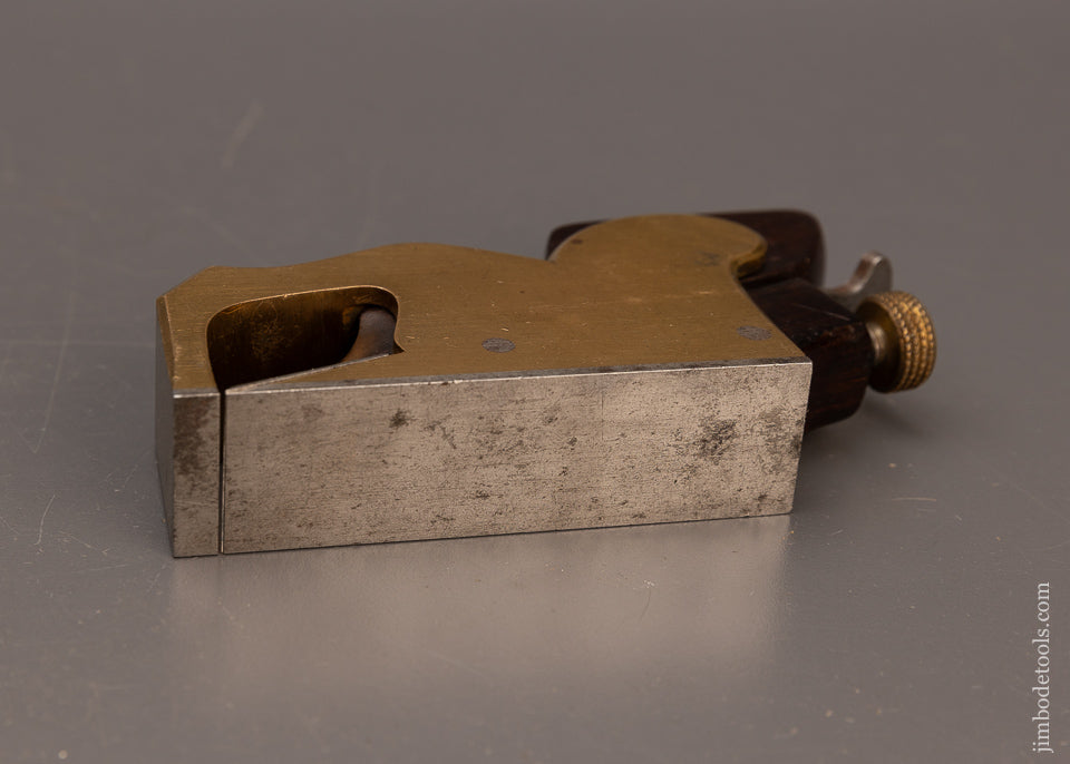 Crisp Like-New NORRIS A27 Rosewood Infill Bull Nose Shoulder Plane - EXCELSIOR 112490