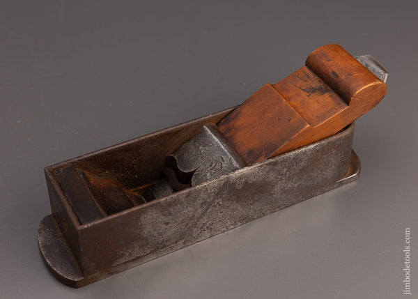 Rare & Fine MOON 4 LITTLE Qn. St. LINCOLN’S INN-FIELDS Dovetailed Infill Miter Plane with Boxwood Infill - EXCELSIOR 112616