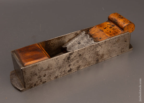 Stunning Massive 12 Inch Dovetailed Infill Miter Plane - EXCELSIOR 112628