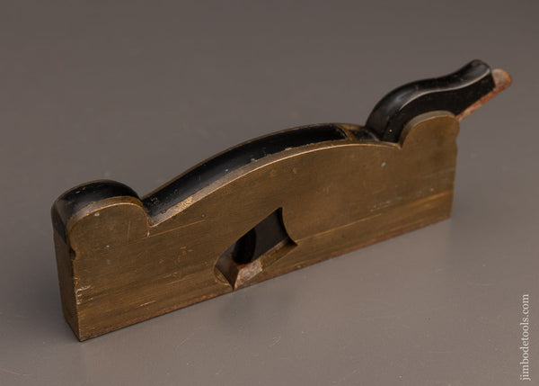 Stunning Gunmetal & Ebony Infill Shoulder Plane - EXCELSIOR 112921