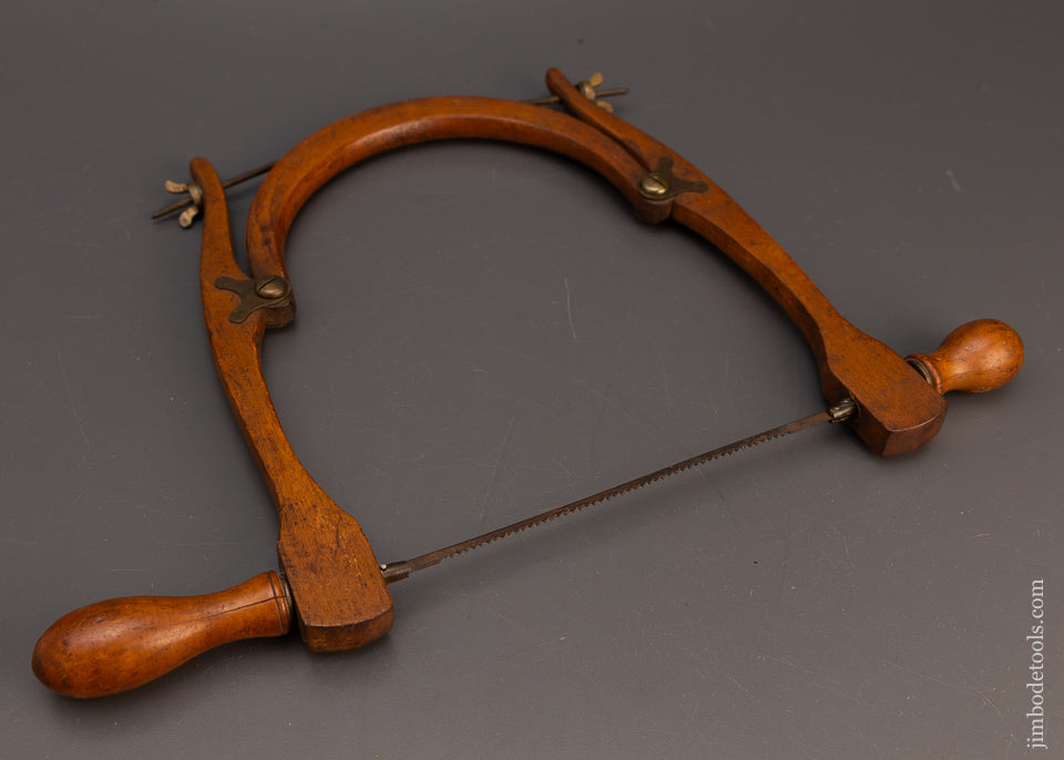 Rare COTTER PATENT Ca. 1872 Bow Saw - EXCELSIOR 113455