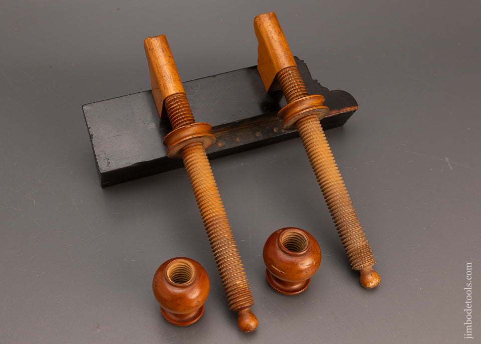Stunning SHELTON & OSBORN Solid Ebony Plow Plane - EXCELSIOR 114115