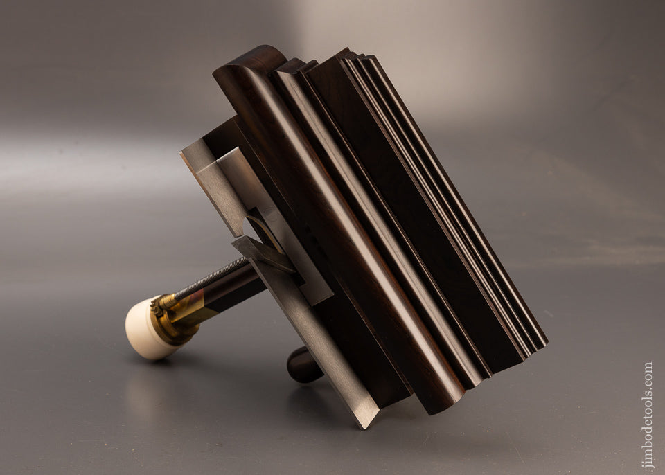 Gorgeous Z. J. M’MASTER One Arm Plow Plane in Solid Ebony by JAMES LEAMY - EXCELSIOR 114430