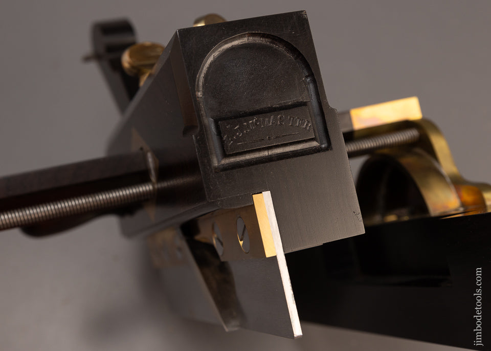 Gorgeous Z. J. M’MASTER One Arm Plow Plane in Solid Ebony by JAMES LEAMY - EXCELSIOR 114430