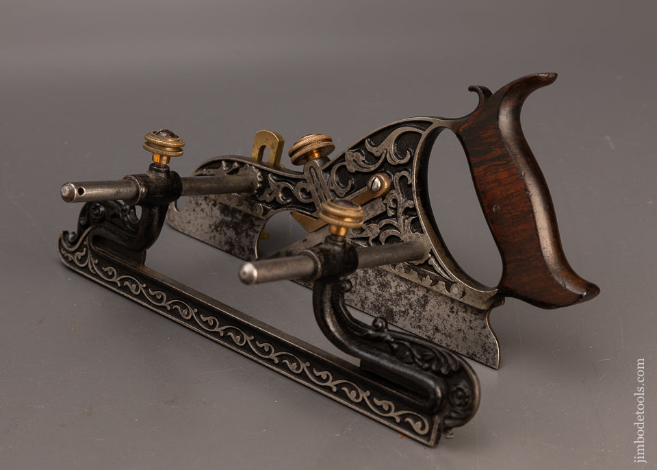 Very Rare Type 1B STANLEY MILLER’S PATENT No. 43 Plow Plane “THE HOOK” - EXCELSIOR 114609