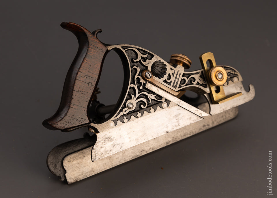Very Rare Type 1B STANLEY MILLER’S PATENT No. 43 Plow Plane “THE HOOK” - EXCELSIOR 114609