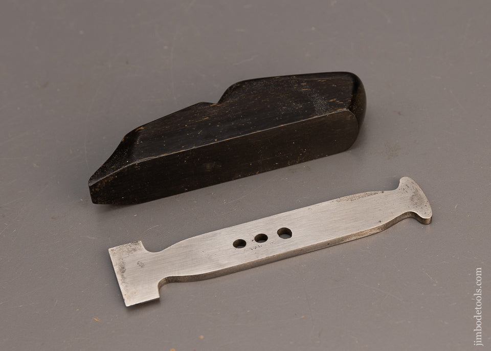 Spectacular Fat Boy Wide Body NORRIS No. A27 Ebony Infill Adjustable Bullnose Shoulder Plane - EXCELSIOR 114679