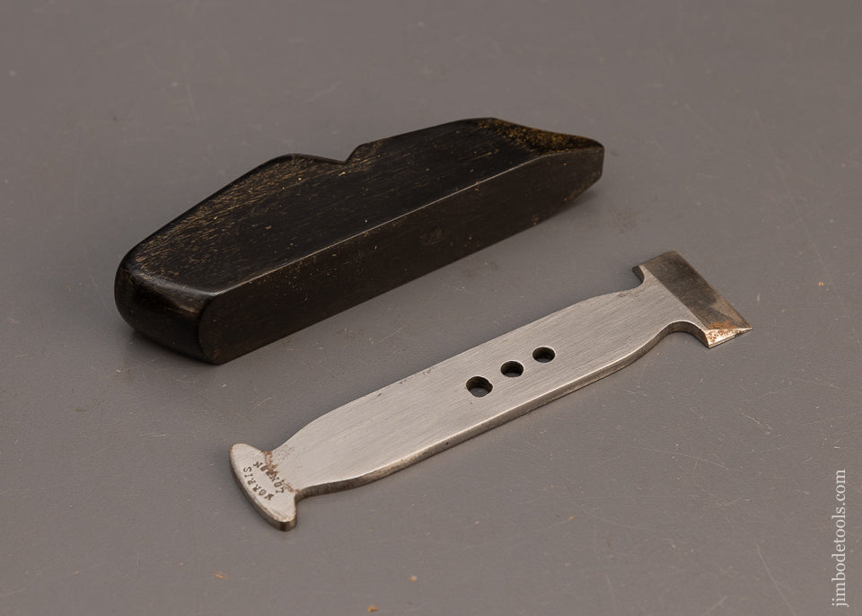 Spectacular Fat Boy Wide Body NORRIS No. A27 Ebony Infill Adjustable Bullnose Shoulder Plane - EXCELSIOR 114679