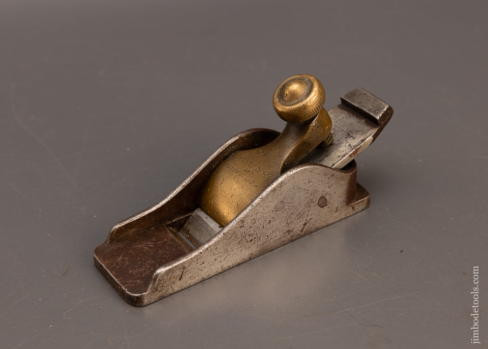 Rare SPIERS No. 9 (Signed BUCK) Dovetailed Steel Infill Thumb Plane - EXCELSIOR 114800