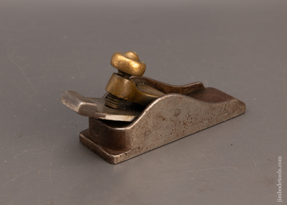 Rare SPIERS No. 9 (Signed BUCK) Dovetailed Steel Infill Thumb Plane - EXCELSIOR 114800