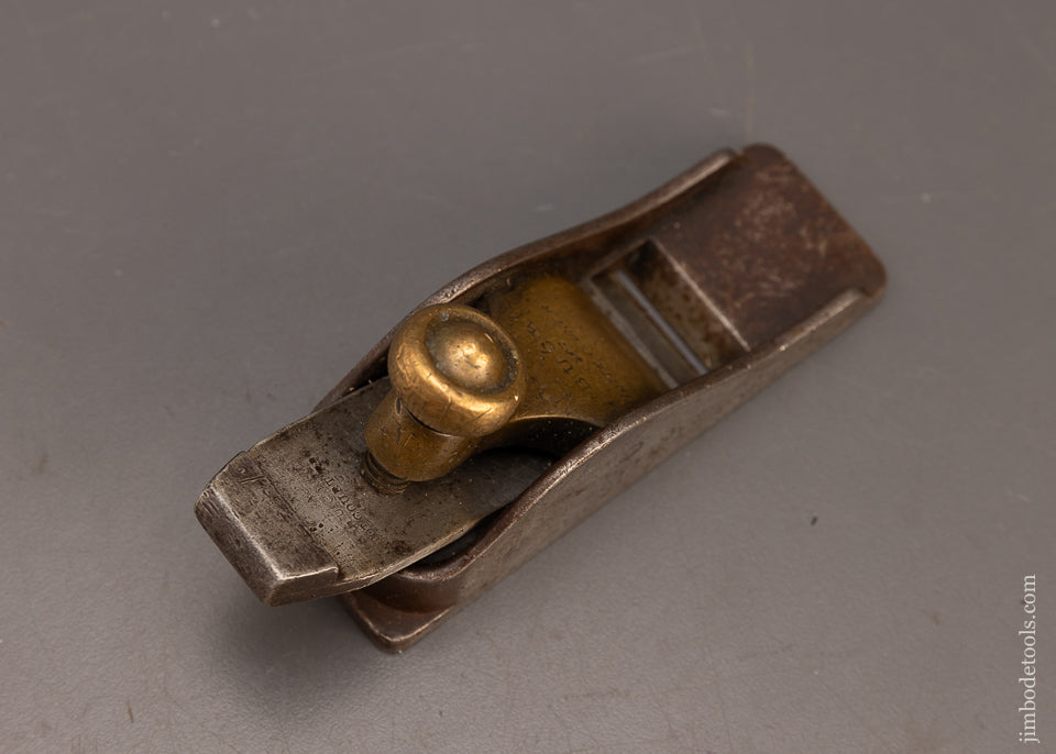 Rare SPIERS No. 9 (Signed BUCK) Dovetailed Steel Infill Thumb Plane - EXCELSIOR 114800