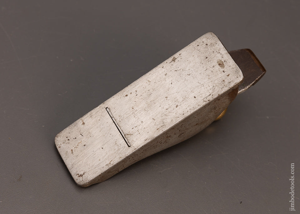 Rare SPIERS No. 9 (Signed BUCK) Dovetailed Steel Infill Thumb Plane - EXCELSIOR 114800