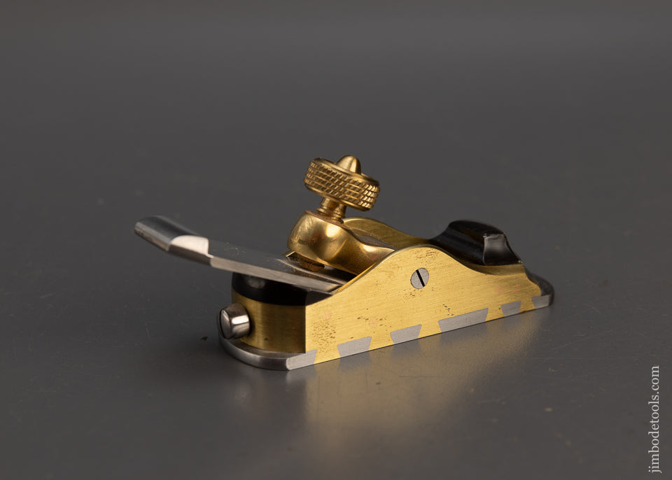 Spectacular ROB’T. BAKER Dovetailed Gunmetal Thumb Plane - EXCELSIOR 115252