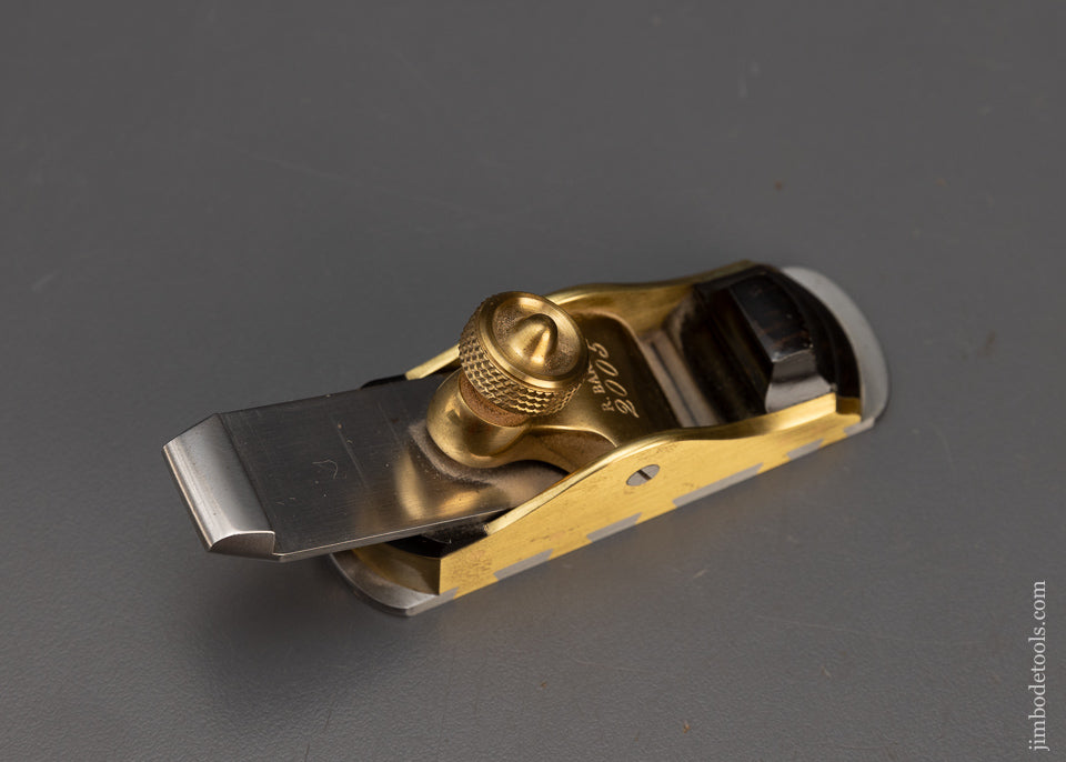 Spectacular ROB’T. BAKER Dovetailed Gunmetal Thumb Plane - EXCELSIOR 115252