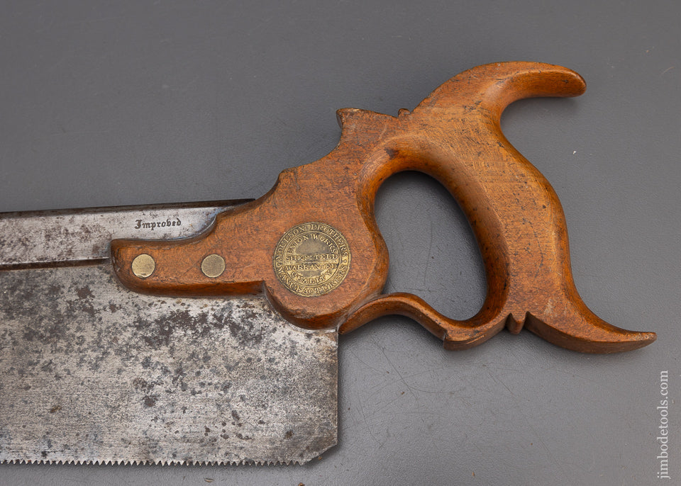 Spectacular Triple Cove Back Saw by MOULSON BROTHERS - EXCELSIOR 115295