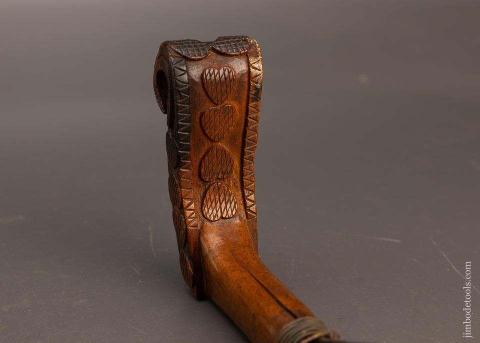 Fabulous Early Hand Carved Native American Crooked Knife - EXCELSIOR 115709