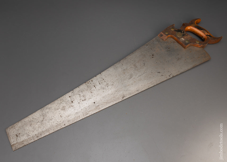 Fabulous HOLDEN’S PATENT Thumb Hole Grip Hand Saw by WHEELER, MADDEN & CLEMSON No. 34 THE STANDARD - EXCELSIOR 115747