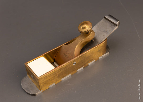 Spectacular Gunmetal Dovetailed Infill Miter Plane by ROB’T. BAKER - EXCELSIOR 115799