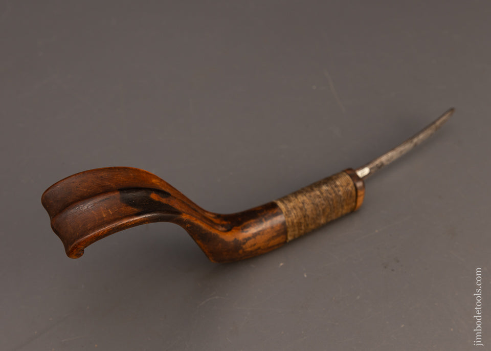 Stunning Hand Carved Early Vintage Native American Crooked Knife Elegant! - EXCELSIOR 116185