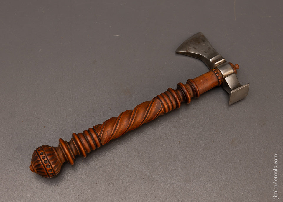 Stunning 18th Century Style Battle Axe with Carved Handle by DAVID BROOKSHAW - EXCELSIOR 116617