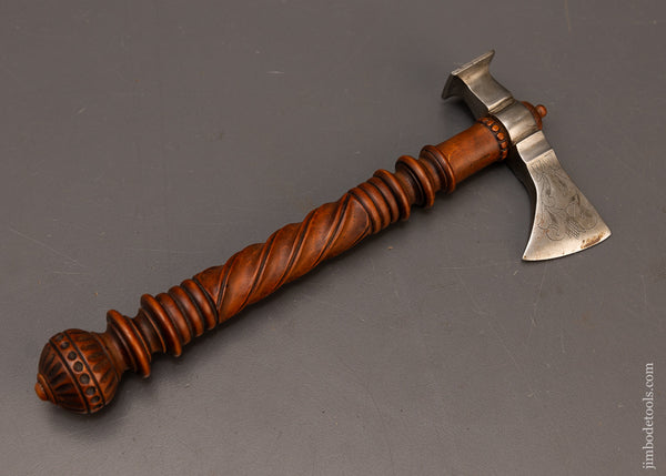 Stunning 18th Century Style Battle Axe with Carved Handle by DAVID BROOKSHAW - EXCELSIOR 116617 - AS OF JULY 7