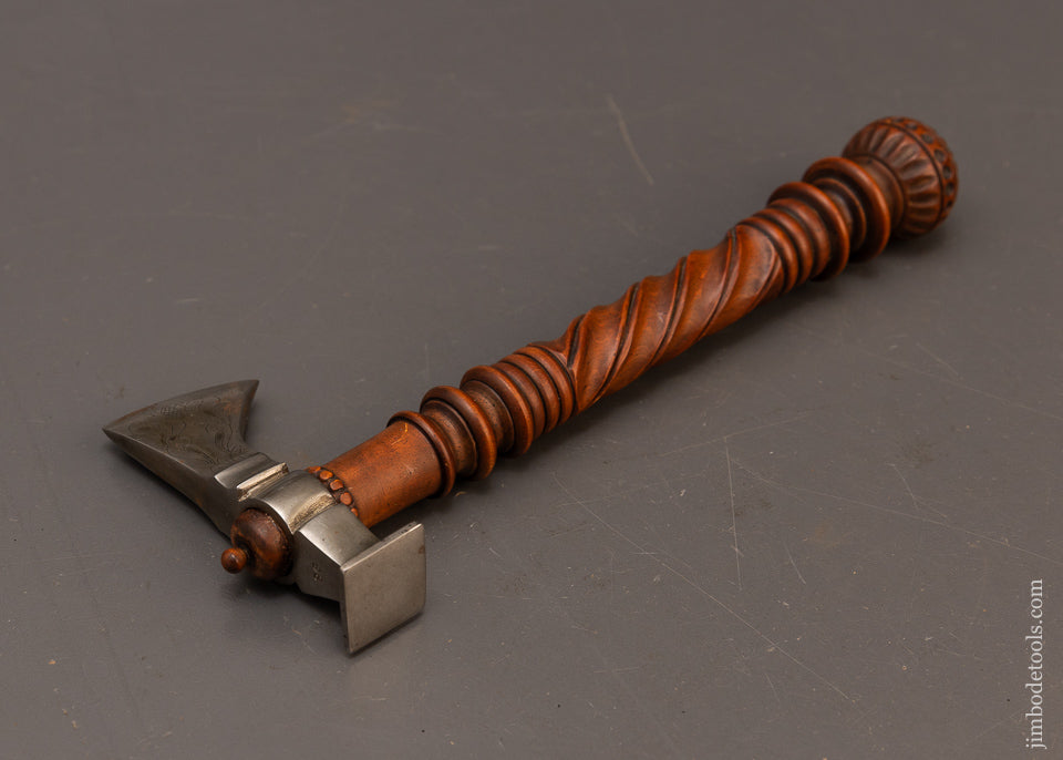 Stunning 18th Century Style Battle Axe with Carved Handle by DAVID BROOKSHAW - EXCELSIOR 116617 - AS OF JULY 7
