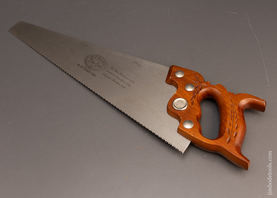 Dead Mint No. 65 ATKINS 16 Inch Hand Saw - EXCELSIOR 116647
