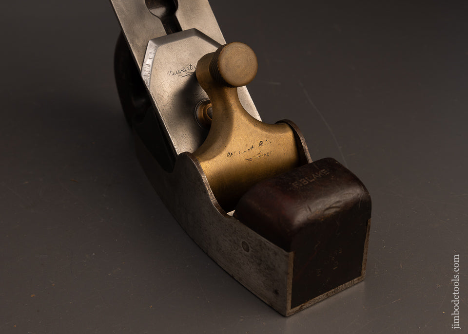 Remarkable-SPIERS-No.-7-Dovetailed-Rosewood-Infill-D-Handle-Smooth-Plane-EXCELSIOR 117570