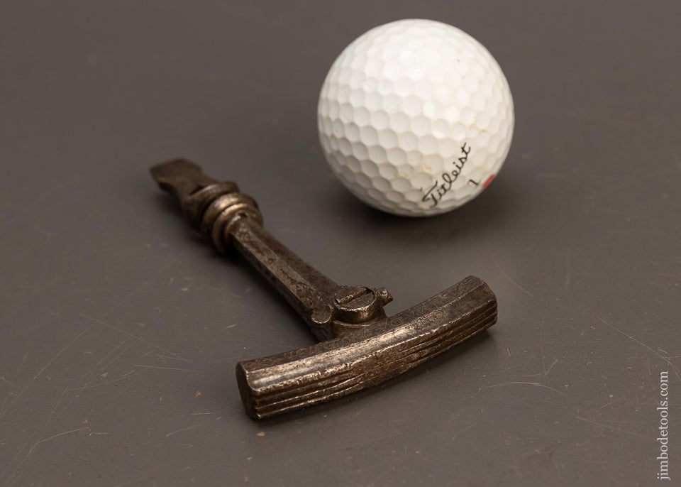 Stunning-DATED-1734-Engraved-Combination-Tool-Flint-Knapping-Hammer-&-Screwdriver-EXCELSIOR-117572