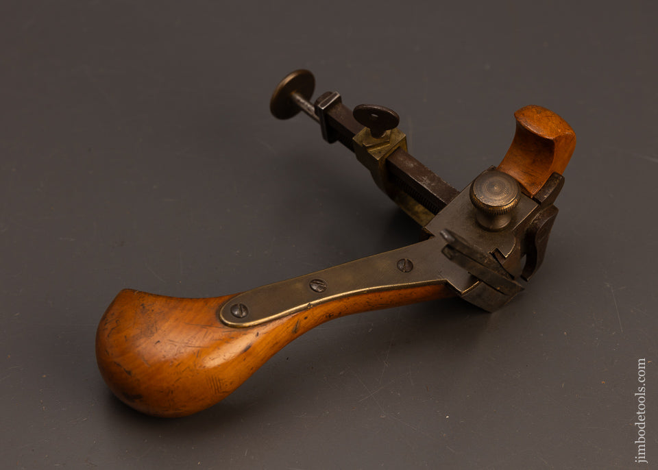 Fabulous-Boxwood-Coach-Maker’s-Plow-Plane-EXCELSIOR-117625