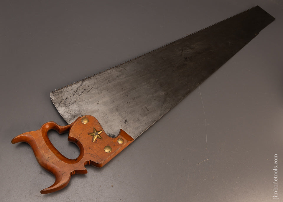 Rare-&-Extra-Fine-WHEELER-MADDEN-&-CLEMSON-STAR-Saw-EXCELSIOR 118293