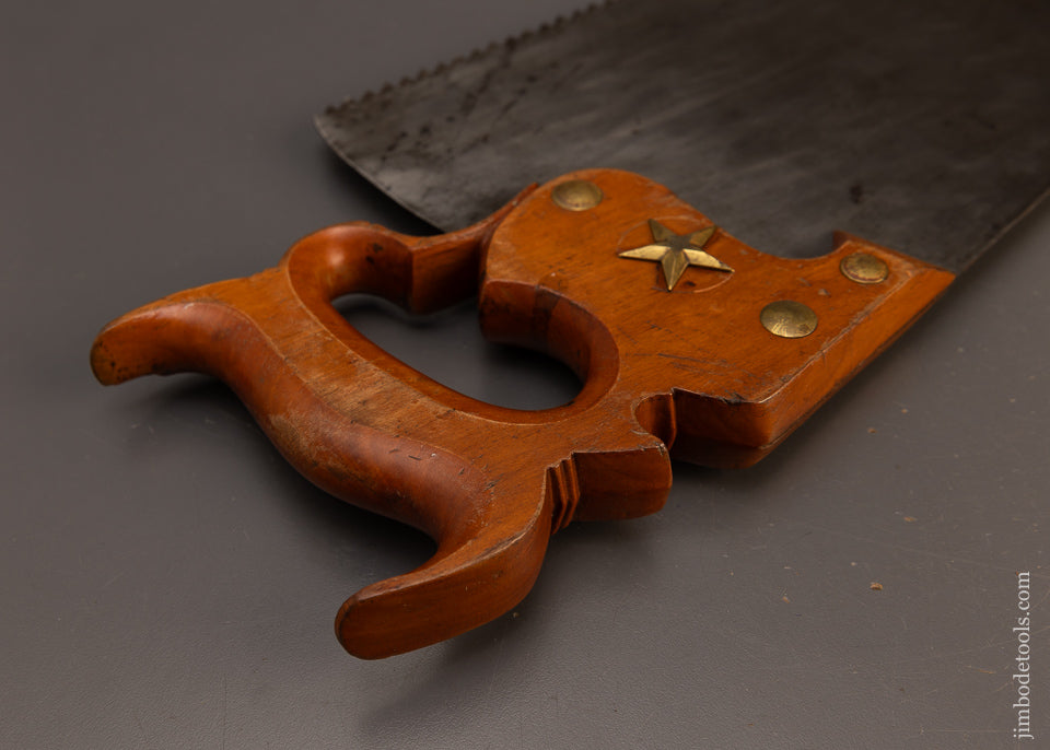 Rare-&-Extra-Fine-WHEELER-MADDEN-&-CLEMSON-STAR-Saw-EXCELSIOR 118293