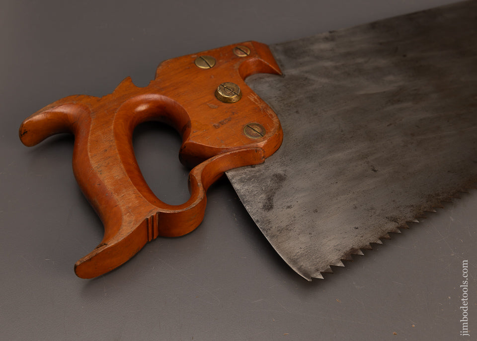 Rare-&-Extra-Fine-WHEELER-MADDEN-&-CLEMSON-STAR-Saw-EXCELSIOR 118293