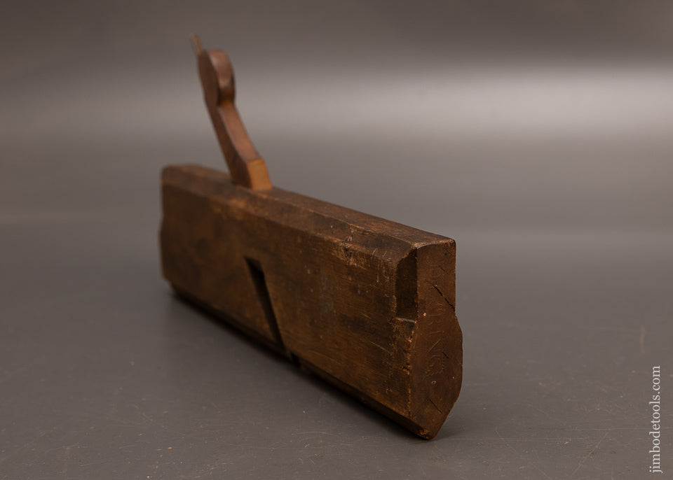 Very-Rare-4-STAR-****-18th-Century-Yellow-Birch-Moulding-Plane-by-D.-LORING-EXCELSIOR-118381