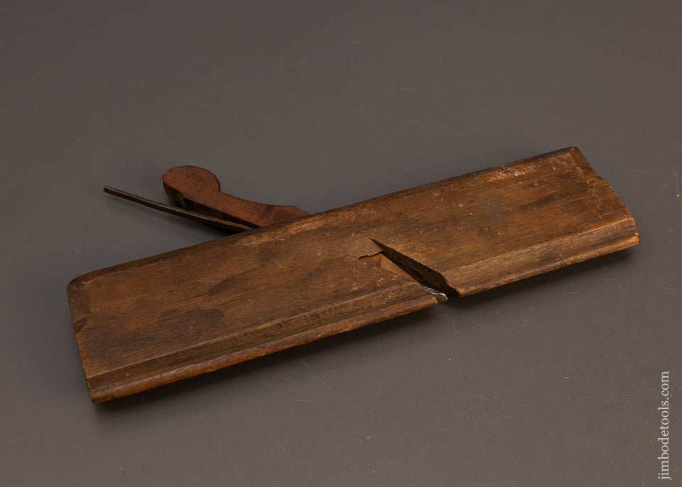 Very-Rare-4-STAR-****-18th-Century-Yellow-Birch-Moulding-Plane-by-D.-LORING-EXCELSIOR-118381