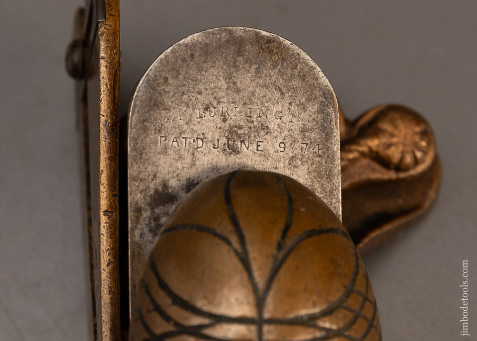 Extremely-Rare-BURLINGTON-PATENT-Combination-Tool-&-Plane-EXCELSIOR 118418