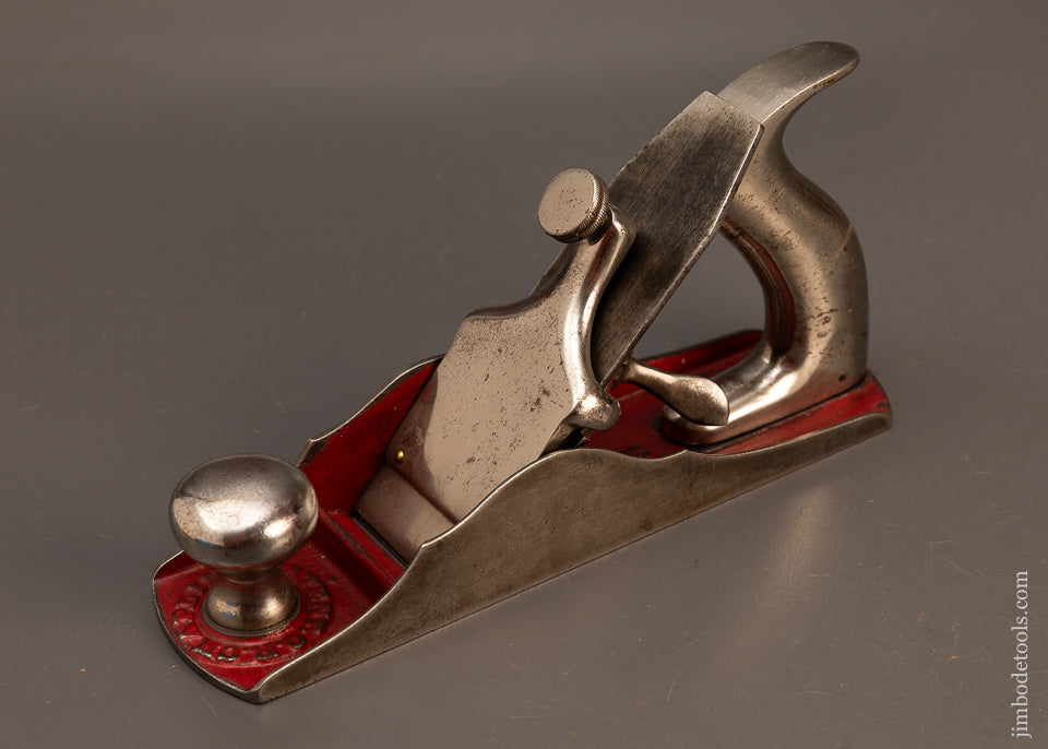 Stunning CHAPLIN’s PATENT No. 5 Smooth Plane with Red Japanning - EXCELSIOR 118441