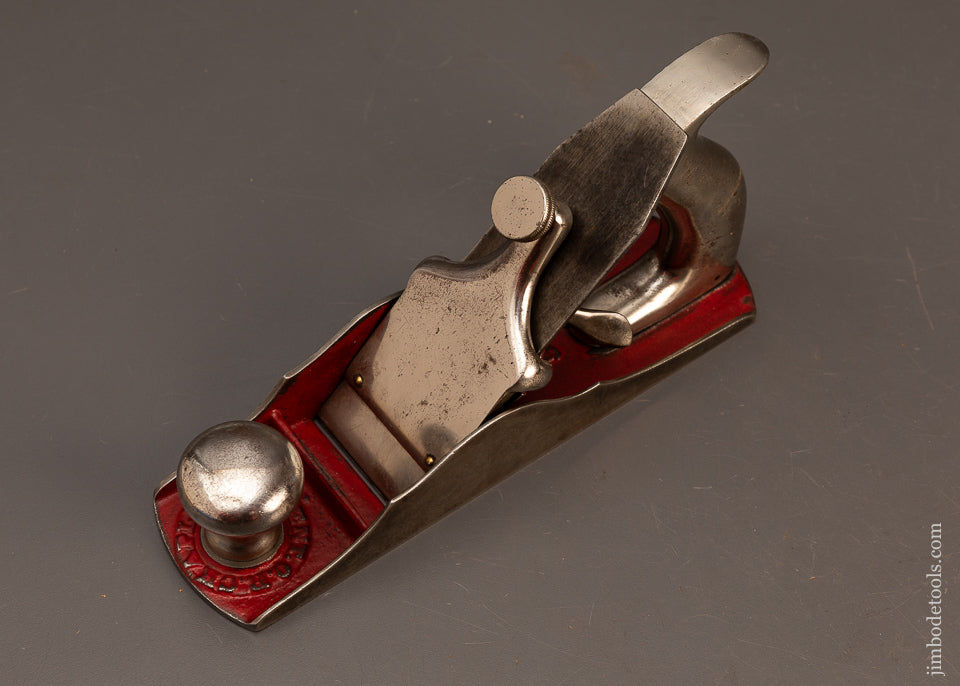 Stunning CHAPLIN’s PATENT No. 5 Smooth Plane with Red Japanning - EXCELSIOR 118441