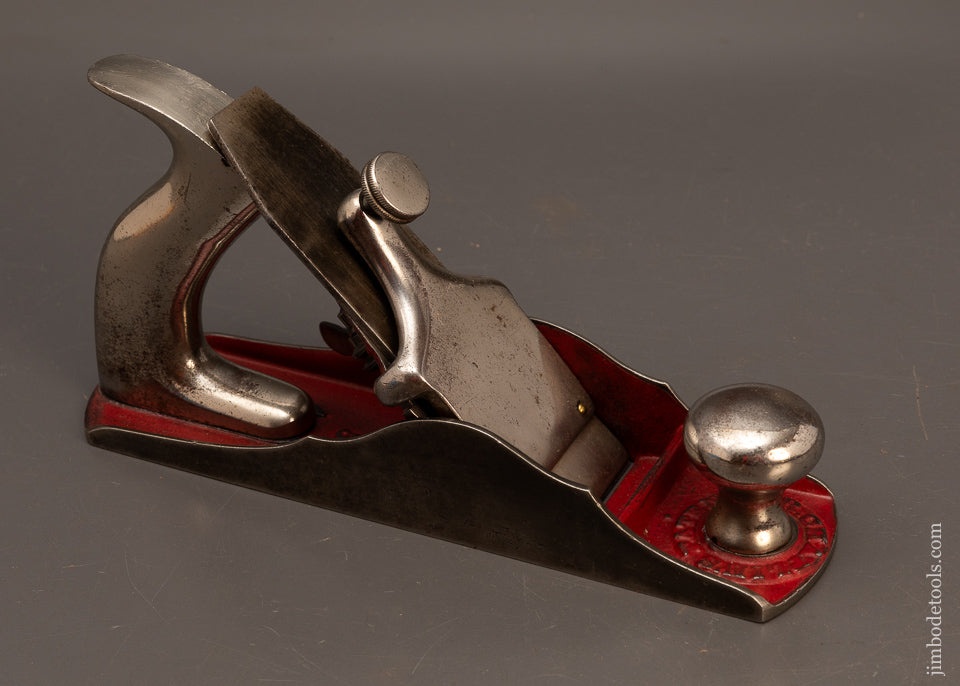 Stunning CHAPLIN’s PATENT No. 5 Smooth Plane with Red Japanning - EXCELSIOR 118441
