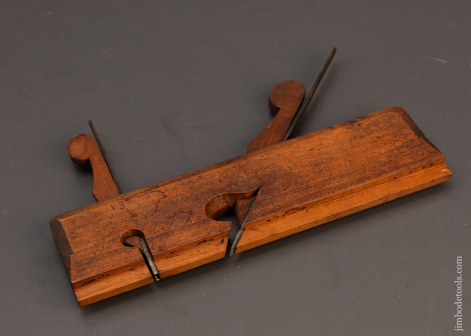 Rare-&-Crisp-18th-Century-Yellow-Birch-Dado-Plane-by-E.-BOGUE-EXCELSIOR 118934